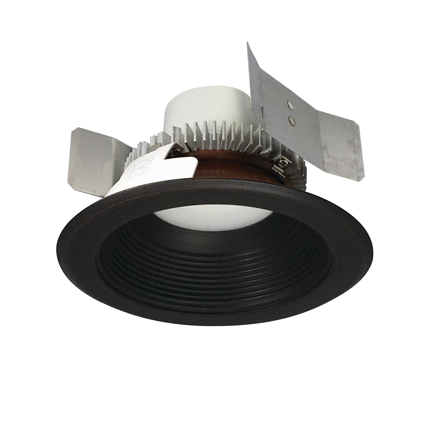 Nora Lighting NLCBC2-55235BZBZ/A 5" Cobalt Click Round Retrofit Baffle - Lumens: 750 - CCT: 3500K - Reflector Finish: Bronze - Flange Finish: Bronze