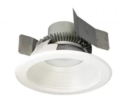 NORA Lighting NLCBC2-552TWMPW/10 5" Cobalt Click Square Retrofit Baffle, Lumens 1000lm / Wattage 13.5W, Selectable CCT, Matte Powder White Finish