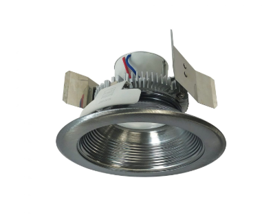 NORA Lighting NLCBC2-552TWNN/10 5" Cobalt Click Round Retrofit Baffle, Lumens 1000 lm / Wattage 13.5W, Selectable CCT, Natural Metal