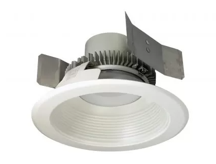 NORA Lighting NLCBC2-552TWWW/10 5" Cobalt Click Square Retrofit Baffle, Lumens 1000lm / Wattage 13.5W, Selectable CCT, White Finish