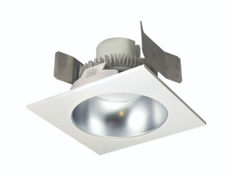 Nora Lighting NLCBC2-55327DW/A 5" Cobalt Click LED Retrofit, Square/Round Reflector, Lumens 750 lm, Wattage 10W, Color Temperature 2700K, Voltage 120V, Dimming Triac/ELV, Diffused/White Finish