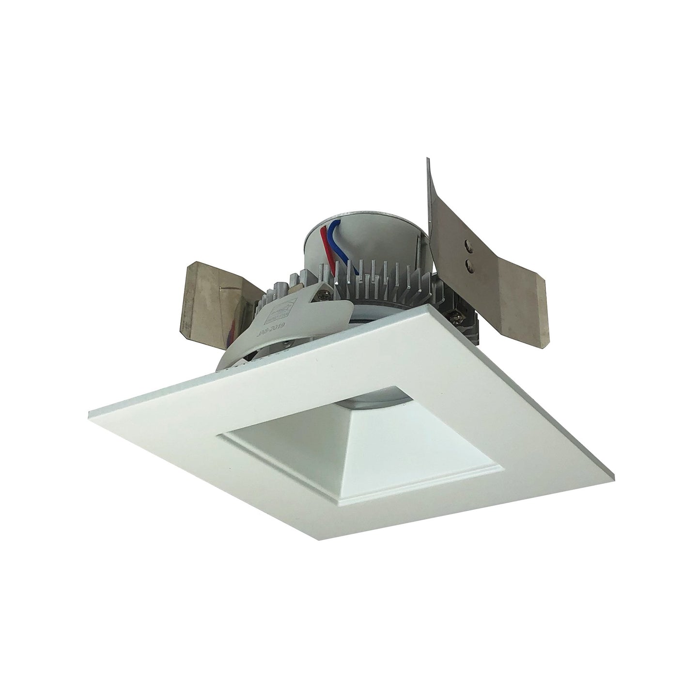 Nora Lighting NLCBC2-556TWMPW/10 5" Cobalt Click Square Regress LED Retrofit Reflectors with Round Aperture, 1000 Lumens, Selectable CCT, 120V/277V, Matte Powder White