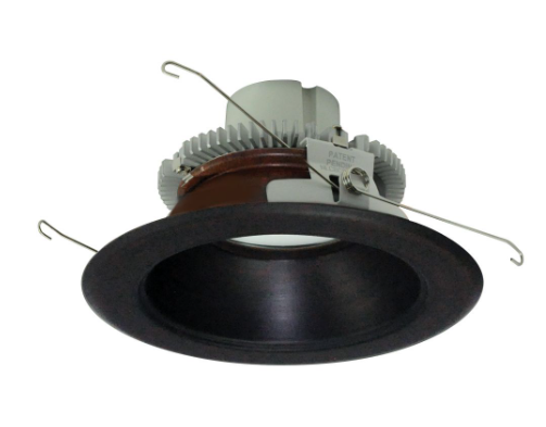 Nora Lighting NLCBC2-65127BZBZ/10EM 6" Cobalt Click LED Retrofit, Round Reflector, Lumens 1000 lm / Wattage 12W, Color Temperature 2700K, Pre-Wired for Emergency, Bronze Reflector / Bronze Flange