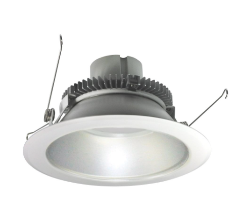 Nora Lighting NLCBC2-65130HZMPW/AEM 6" Cobalt Click LED Retrofit, Round Reflector, Lumens 750 lm / Wattage 10W, Color Temperature 3000K, Pre-Wired for Emergency, Haze/White