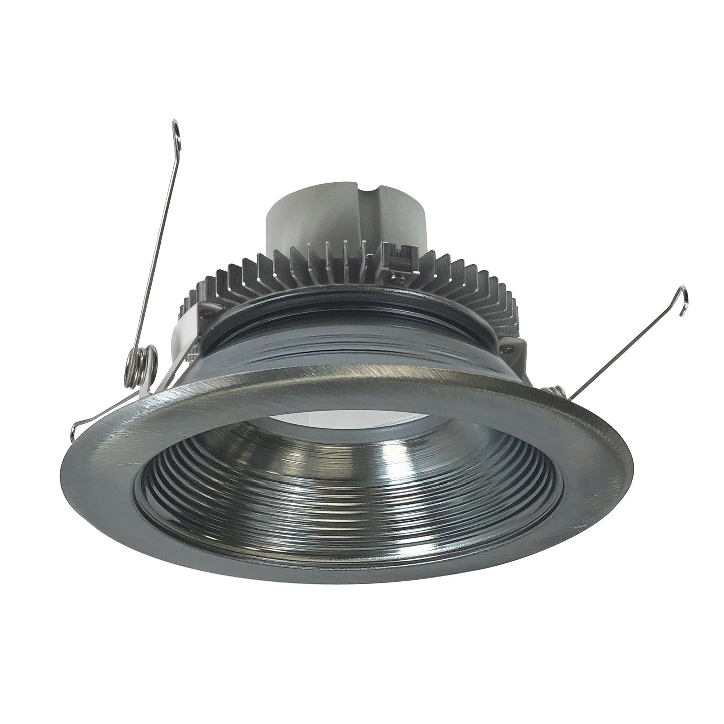 Nora Lighting NLCBC2-652TWNN/10 6" Cobalt Click Round Retrofit Baffle, 1000lm, 120V, 13.5 Watt, Selectable Color Temp., Natural Metal