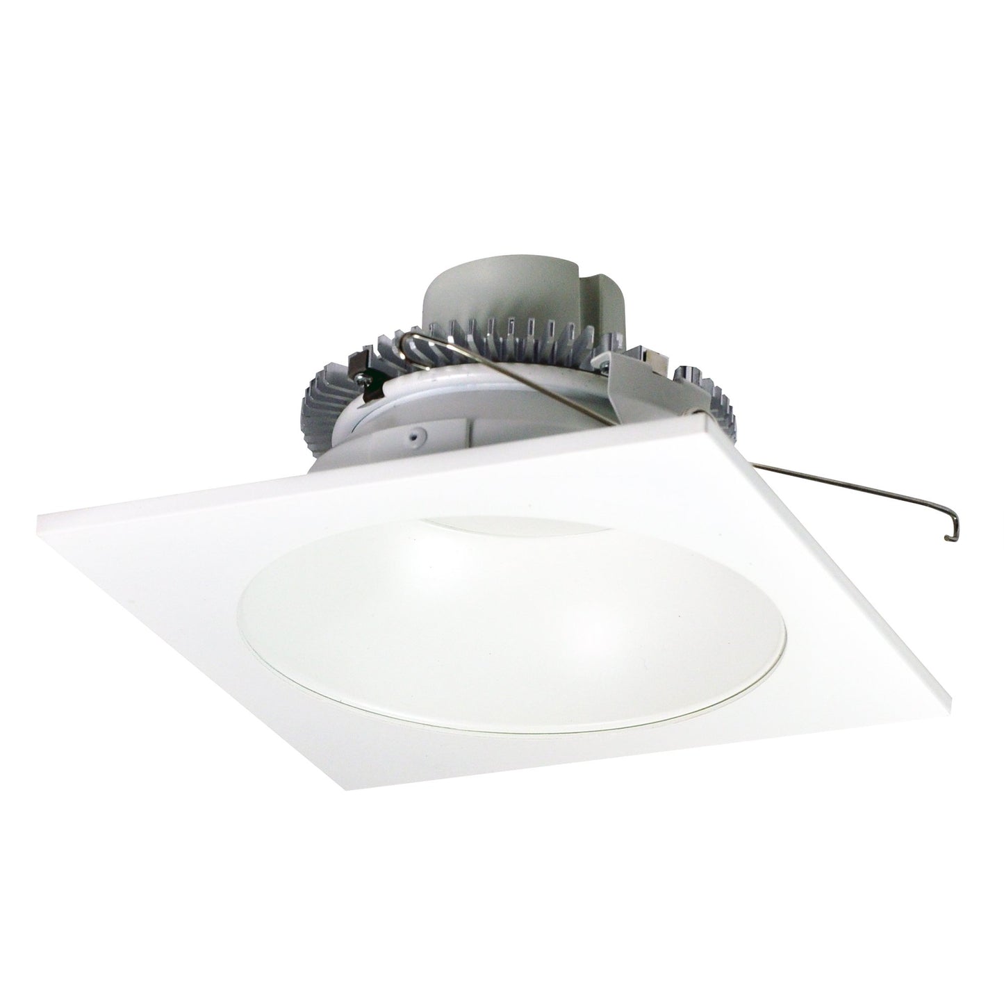 Nora Lighting NLCBC2-653TWMPW/10 6" Cobalt Click Square Retrofit Reflector With Round Aperture, 1000lm, 120V, 13.5 Watt, Selectable Color Temp., Matte Powder White