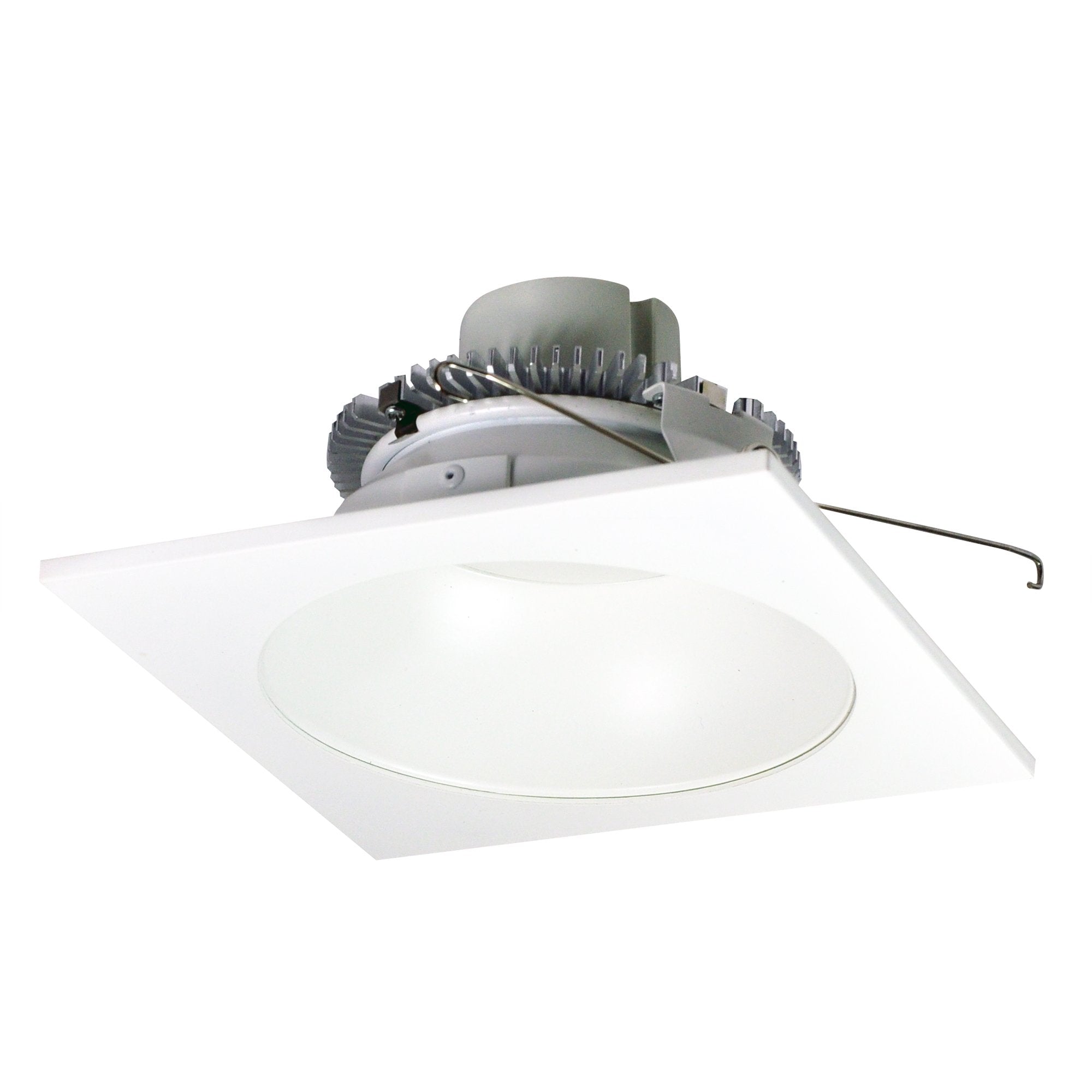Nora Lighting NLCBC2-653TWMPW/10 6" Cobalt Click Square Retrofit Reflector With Round Aperture, 1000lm, 120V, 13.5 Watt, Selectable Color Temp., Matte Powder White