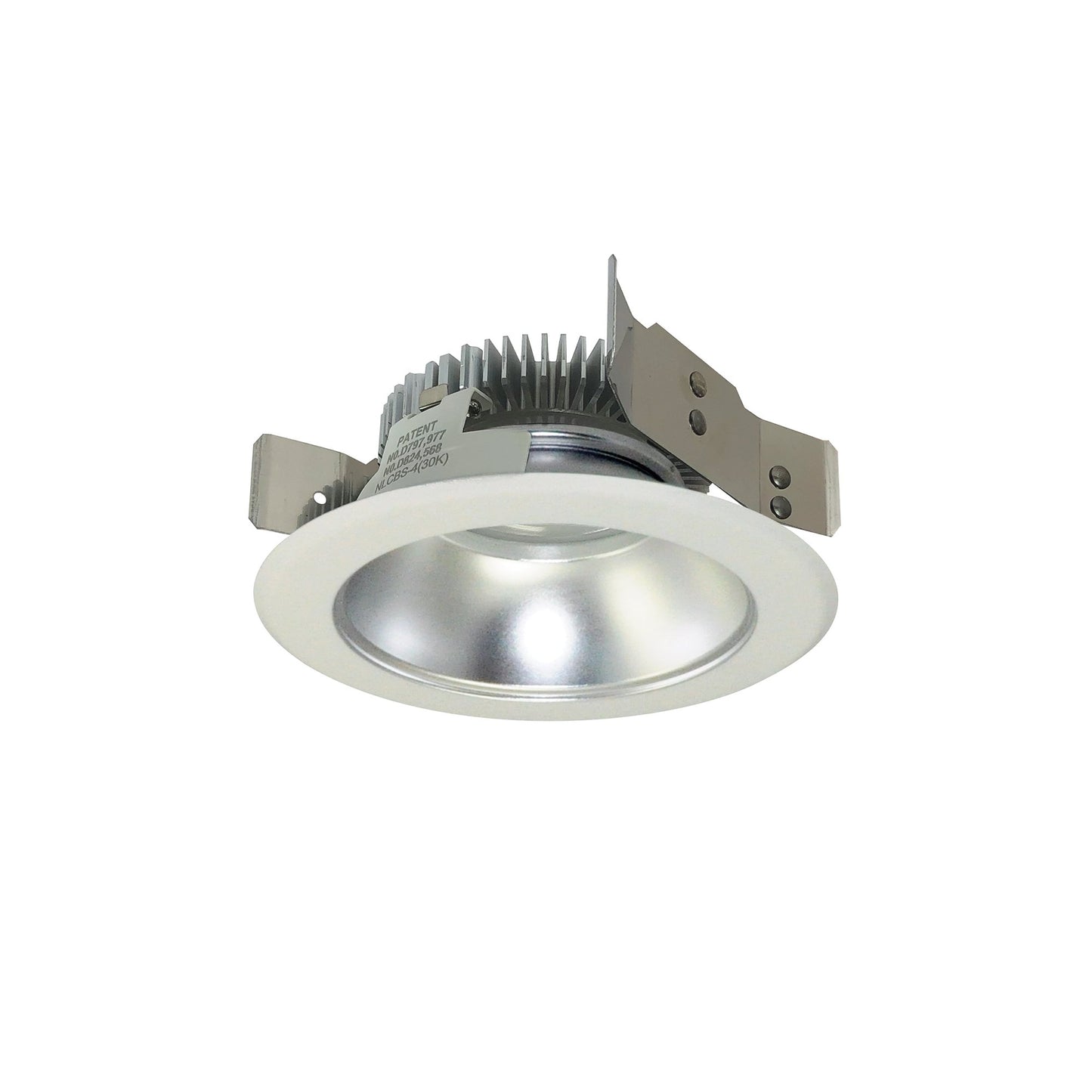 Nora Lighting NLCBS-4W518530DMPW 4" Cobalt Shallow Round Reflector Downlight - CCT: 3000K - 850lm - Finish: Diffused / Matte Powder White