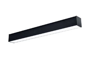 Nora Lighting NLINSW-8334B 8 Ft. L-Line LED Direct Linear w/ Selectable Wattage & CCT, Black Finish