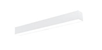Nora Lighting NLINSW-4334W 4 Ft. L-Line LED Direct Linear w/ Selectable Wattage & CCT, White Finish