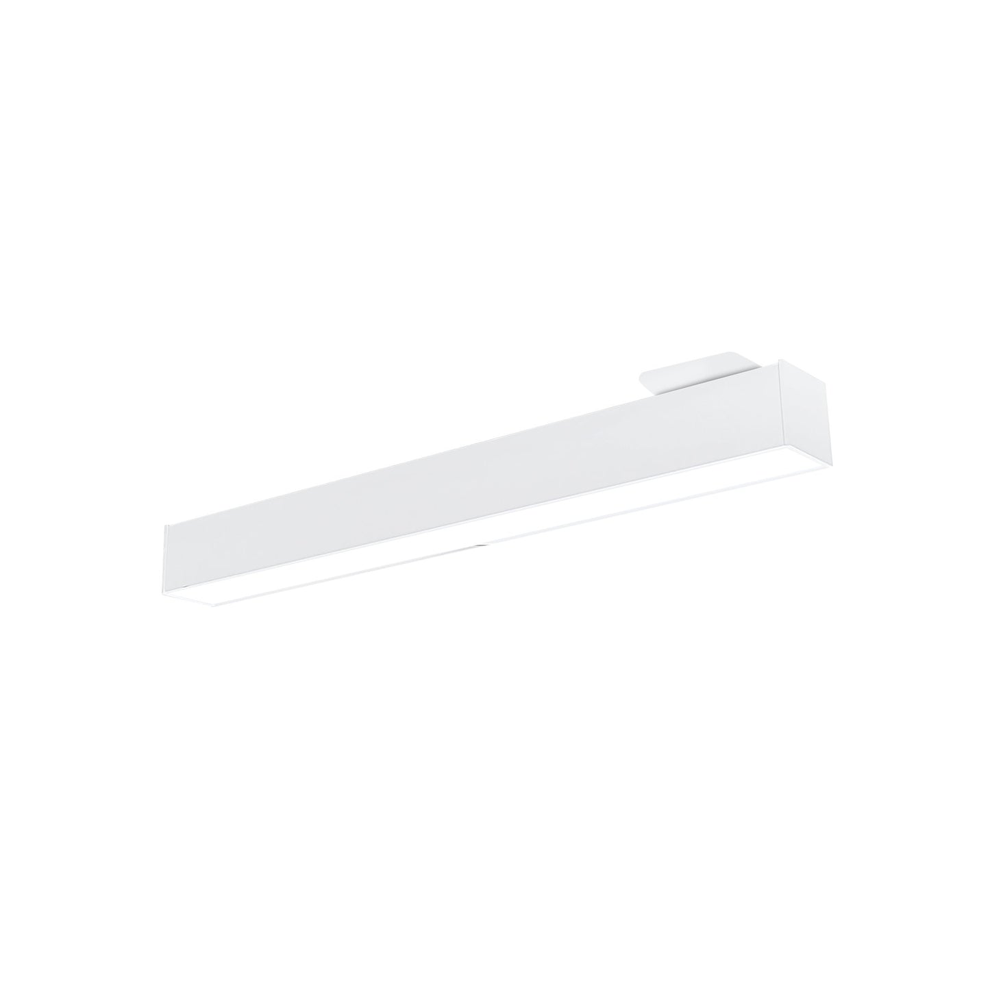 Nora Lighting NLINSW-4334W/EM 4' L-Line LED Direct Linear Light - CCT: Selectable - Integral Emergency - Finish: White