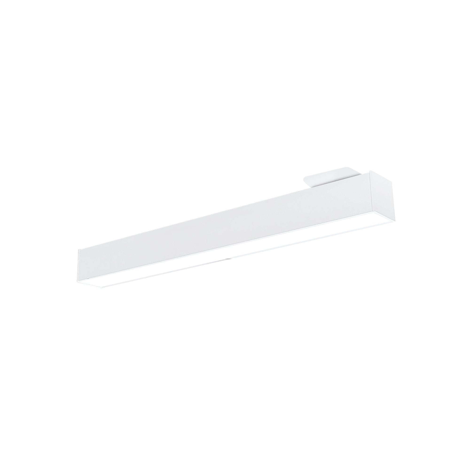 Nora Lighting NLINSW-4334W/EM 4' L-Line LED Direct Linear Light - CCT: Selectable - Integral Emergency - Finish: White
