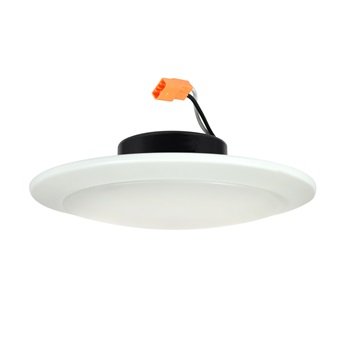 Nora Lighting NLOP-R650927AW 6" Opal Recessed Surface Mount - CCT: 2700K - Finish: White