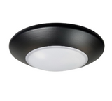 Nora Lighting NLOPAC-R4509T2430B 4" AC Opal LED Surface Mount - 10.5W - 3000K - 700lm - Black - 120V