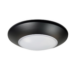 Nora Lighting NLOPAC-R4509T2440B 4" AC Opal LED Surface Mount - 10.5W - 4000K - 700lm - Black - 120V