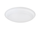 Nora Lighting NLOPAC2-R6509T2427W 6" AC Opal LED Surface Mount - 16.5W - 2700K - 1100lm - White - 120V