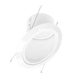 Nora Lighting NLRS-6S11 6" Super Slope LED Retrofit Reflector, Color Temperature 2700K, 3000K, 4000K, Lumens 1200 lm, Wattage 16W