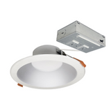 Nora Lighting NLTH-61TW-HZMPW 6" Theia LED Downlight - CCT Selectable - 1400lm / 15W - 120V - Haze / Matte Powder White Finish