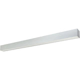 Nora Lighting NLUD-4334A/EM L-Line Aluminum LED Indirect/Direct Linear Ceiling Light, Selectable CCT