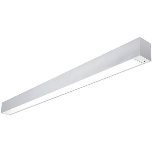 Nora Lighting NLUD-4334A/OS 4' L-Line LED Indirect/Direct Linear W/Motion Sensor, Selectable CCT, Finish Aluminum