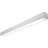 Nora Lighting NLUD-4334A/EMOS 4' L-Line LED Indirect/Direct Linear W/ EM & Motion Sensor, Selectable CCT, Finish Aluminum