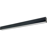 Nora Lighting NLUD-4334B/EMOS 4' L-Line LED Indirect/Direct Linear W/ EM & Motion Sensor, Selectable CCT, Finish Black