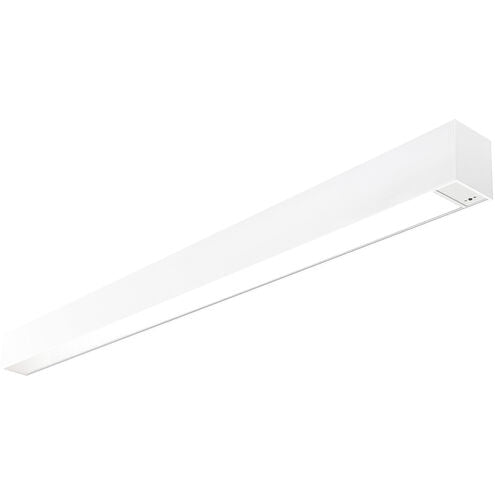Nora Lighting NLUD-4334W/EMOS 4' L-Line LED Indirect/Direct Linear W/ EM & Motion Sensor, Selectable CCT, White Finish