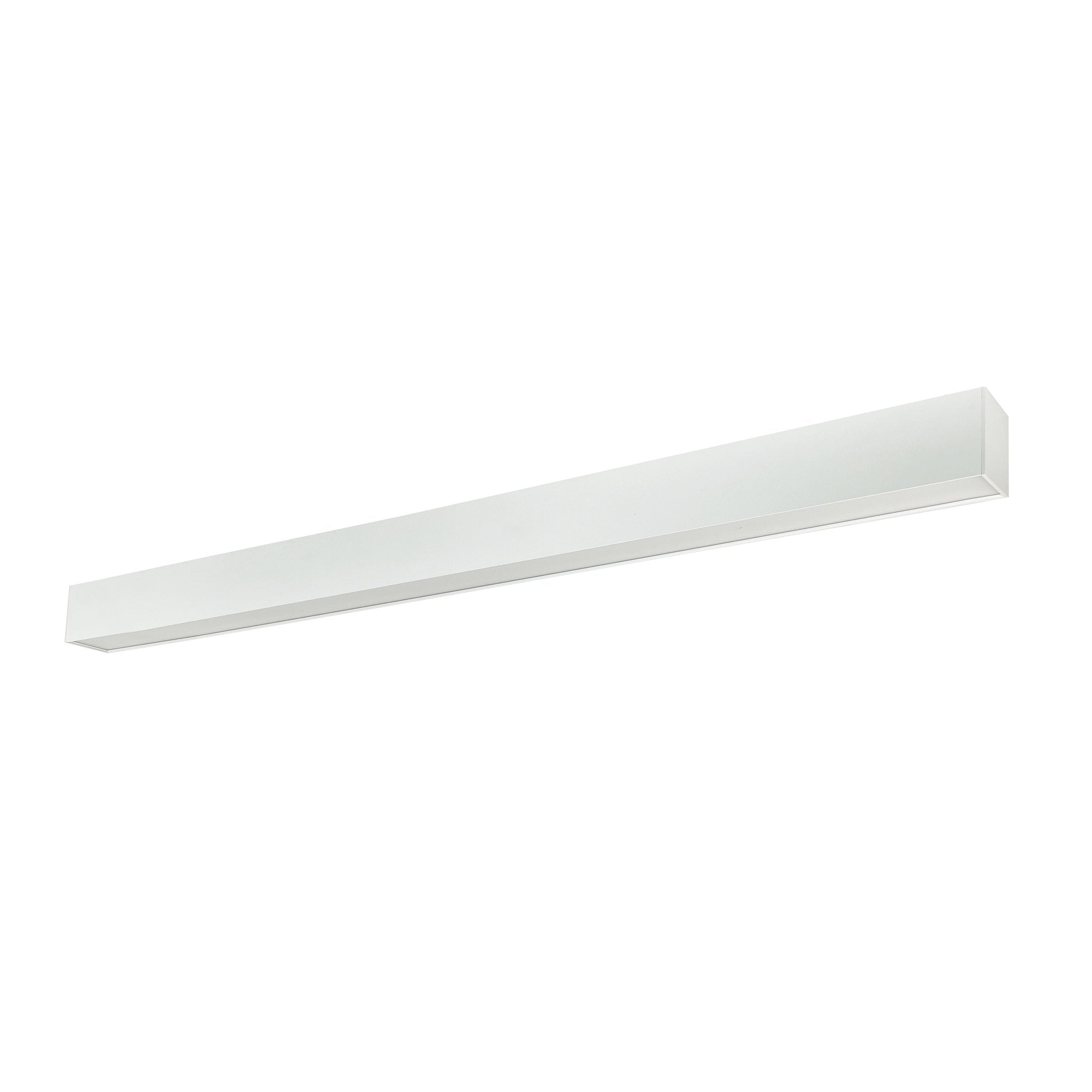 Nora Lighting NLUD-8334W/EMOS 100 Watt L-Line LED Indirect/Direct - Selectable Color Temp., 12304lm Lumens, With Emergency & Motion Sensor, White