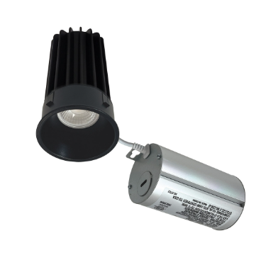 Nora Lighting NM2-2RTLDC8530BB 2" M2 Round Trimless LED Downlight, Lumens 850 lm, Color Temperature 3000K, Matte Black Finish