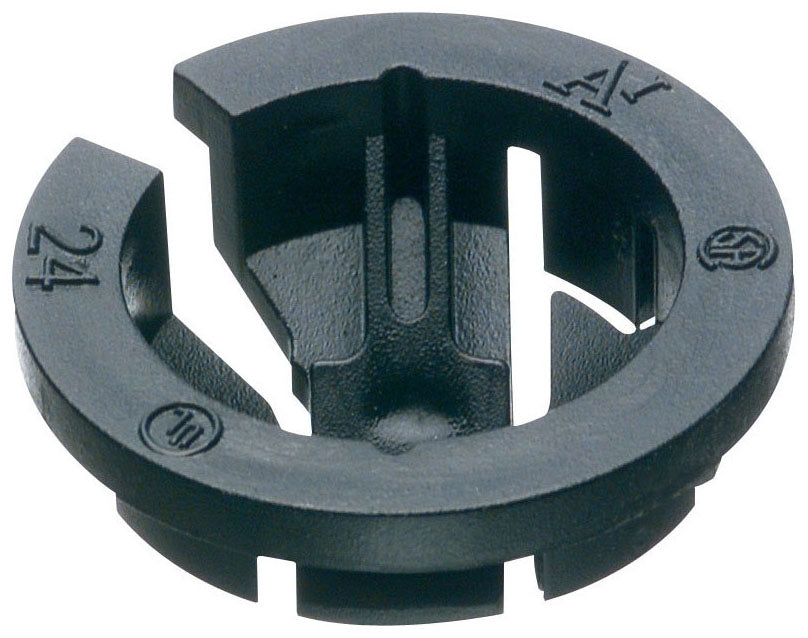 Arlington NM95 3/4" KO Push-In NM Cable Connector, Plastic, Black