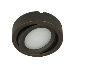 Nora Lighting NMP2-A35BZ Josh Adjustable LED Puck Light, Voltage 24V, Color Temperature 3500K, Bronze Finish