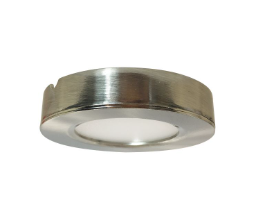 Nora Lighting NMP2-LED30BN Josh LED Puck Light, Voltage 24V, Color Temperature 3000K, Brushed Nickel Finish
