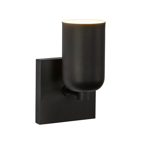 Kuzco Lighting WS57704-BK Nola 4-in Wall Sconce light -  Finish: Black