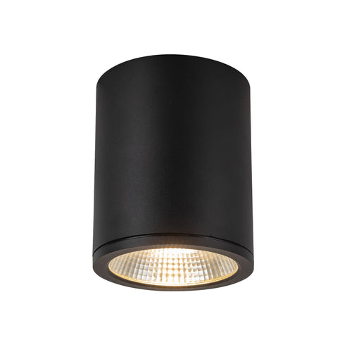 Kuzco Lighting EC265106-BK Nordic 6-in (5-in Dia.) Exterior Ceiling Light - CCT: 3000K -  Finish: Black