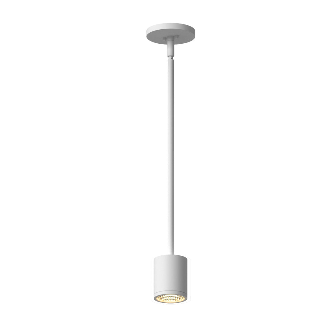 Kuzco Lighting EP262103-WH Nordic 3-in (2-in Dia.) Exterior Pendant Ceiling Light - CCT: 3000K -  Finish: White