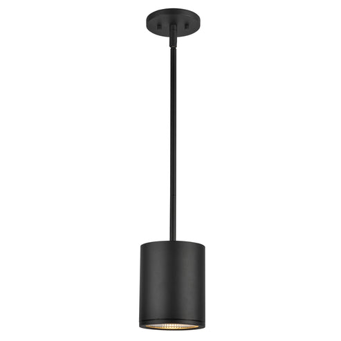 Kuzco Lighting EP265106-BK Nordic 6-in (5-in Dia.) Exterior Pendant Ceiling Light - CCT: 3000K -  Finish: Black