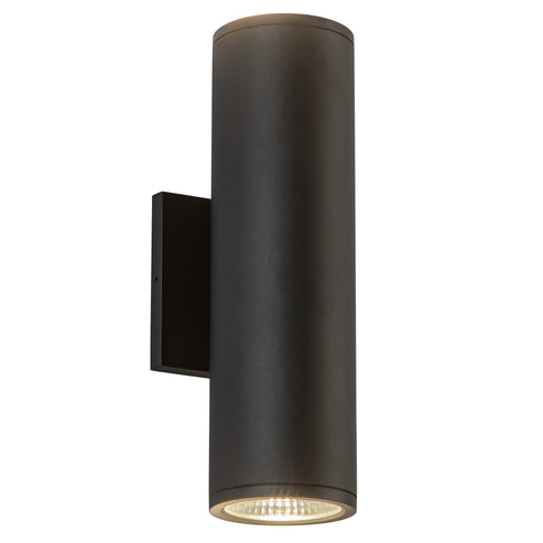Kuzco Lighting EW264212-BK Nordic 12-in (3-in Dia.) Exterior Wall  Light CCT: 3000K -  Finish: Black
