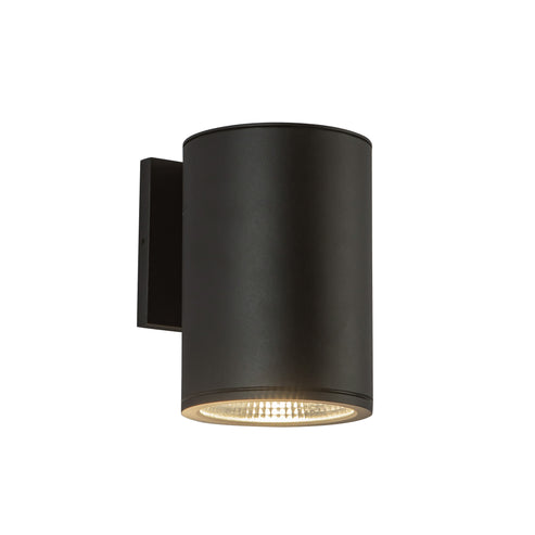 Kuzco Lighting EW265107-BK Nordic 7-in (5-in Dia.) Exterior Wall  Light CCT: 3000K -  Finish: Black