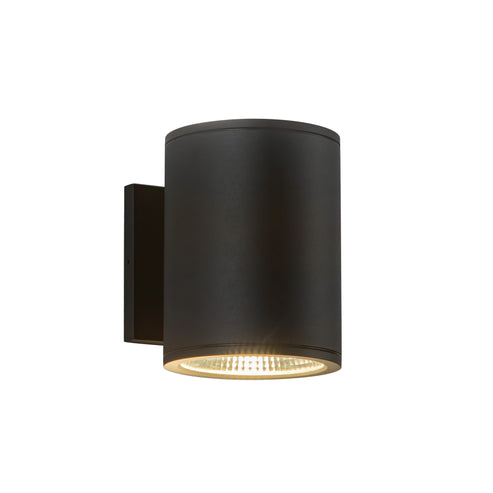 Kuzco Lighting EW265206-BK Nordic 6-in (5-in Dia.) Exterior Wall  Light CCT: 3000K -  Finish: Black