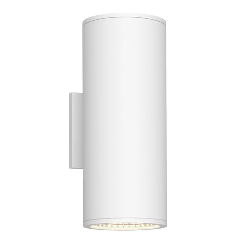 Kuzco Lighting EW265212-WH Nordic 12-in (5-in Dia.) Exterior Wall  Light CCT: 3000K -  Finish: White