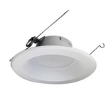 Nora Lighting NOXAC-5632TWWW 5/6" AC Onyx LED Retrofit Baffle Downlight - 16.5W - CCT Selectable - 120V - White Finish