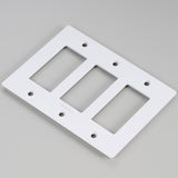 Buster + Punch NPL-143591 3 Gang Metal Wall Plate Without Logo