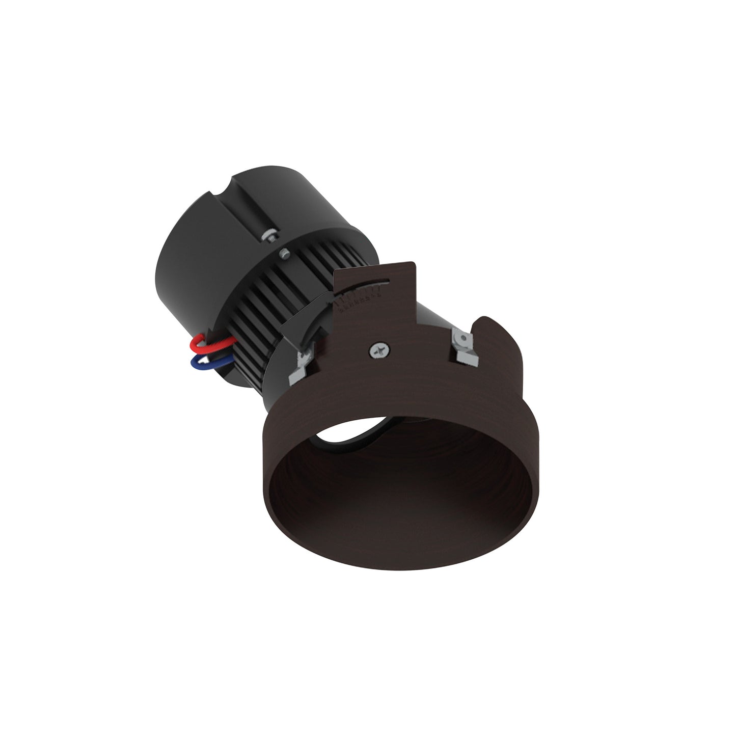 Nora Lighting NPR-4RTSLACDXBZ 4" Pearl LED Round Trim less Adjustable Slot Retrofit - CCT: Comfort Dim - 10W-  Finish - Bronze