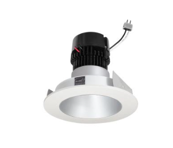 NORA Lighting NPRLV-4RNDC30XHW 4" Pearl Low Voltage LED Round Retrofit Reflector, Lumens / Wattage 1150lm / 11W, Color Temperature 3000K, Haze Reflector /  White Flange