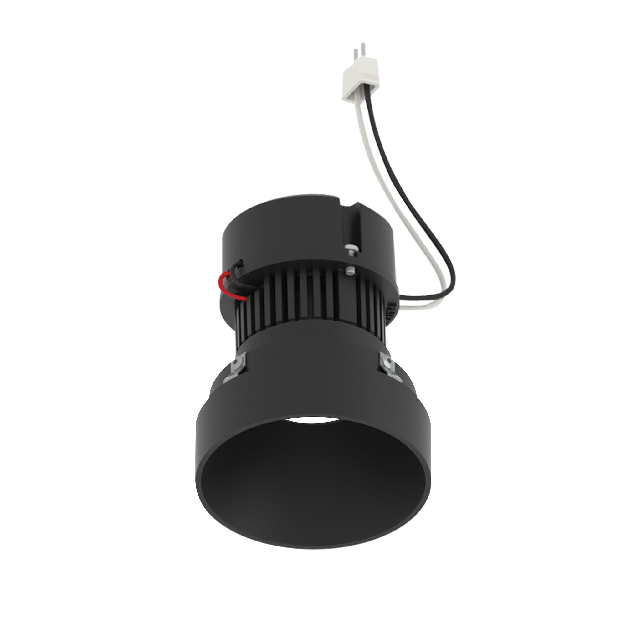 Nora Lighting NPRLV-4RTLNDC27XBB 4" Pearl LED Round Trimless Retrofit Downlight - Lumens: 1150lm - CCT: 2700K - Finish: Black
