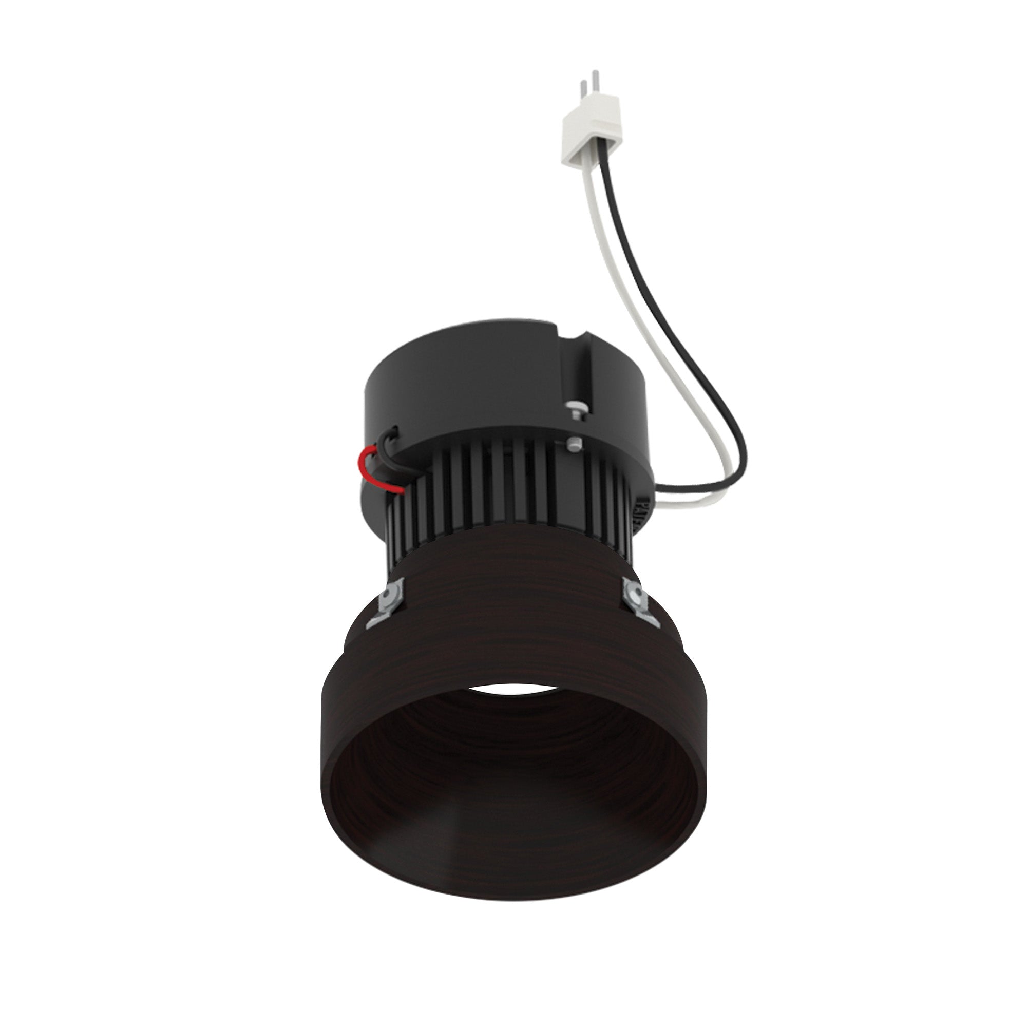 Nora Lighting NPRLV-4RTLNDC27XBZ 4" Pearl LED Round Trimless Retrofit Downlight - Lumens: 1150lm - CCT: 2700K - Finish: Bronze