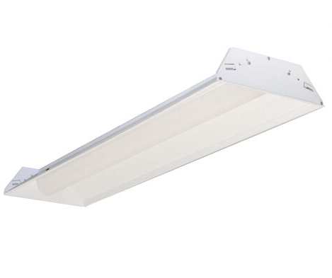 NORA Lighting NPTCB-E14/35W 1x4 Center Basket Troffer LED Panel Light Ceiling Light, Color Temperature 3500K, White Finish