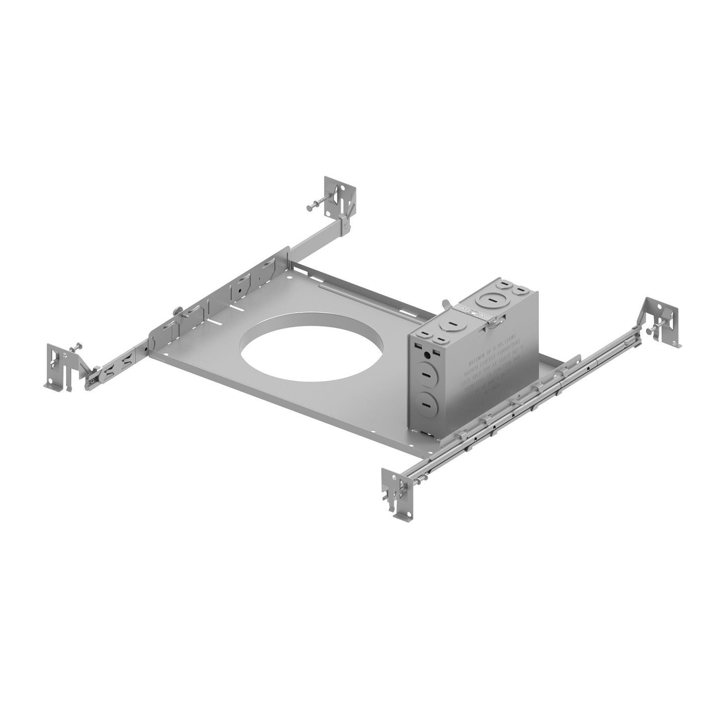 Nora Lighting NQZ2-4R-F New Construction Frame-in with Junction Box and Collar for NQZ2-41TWTW