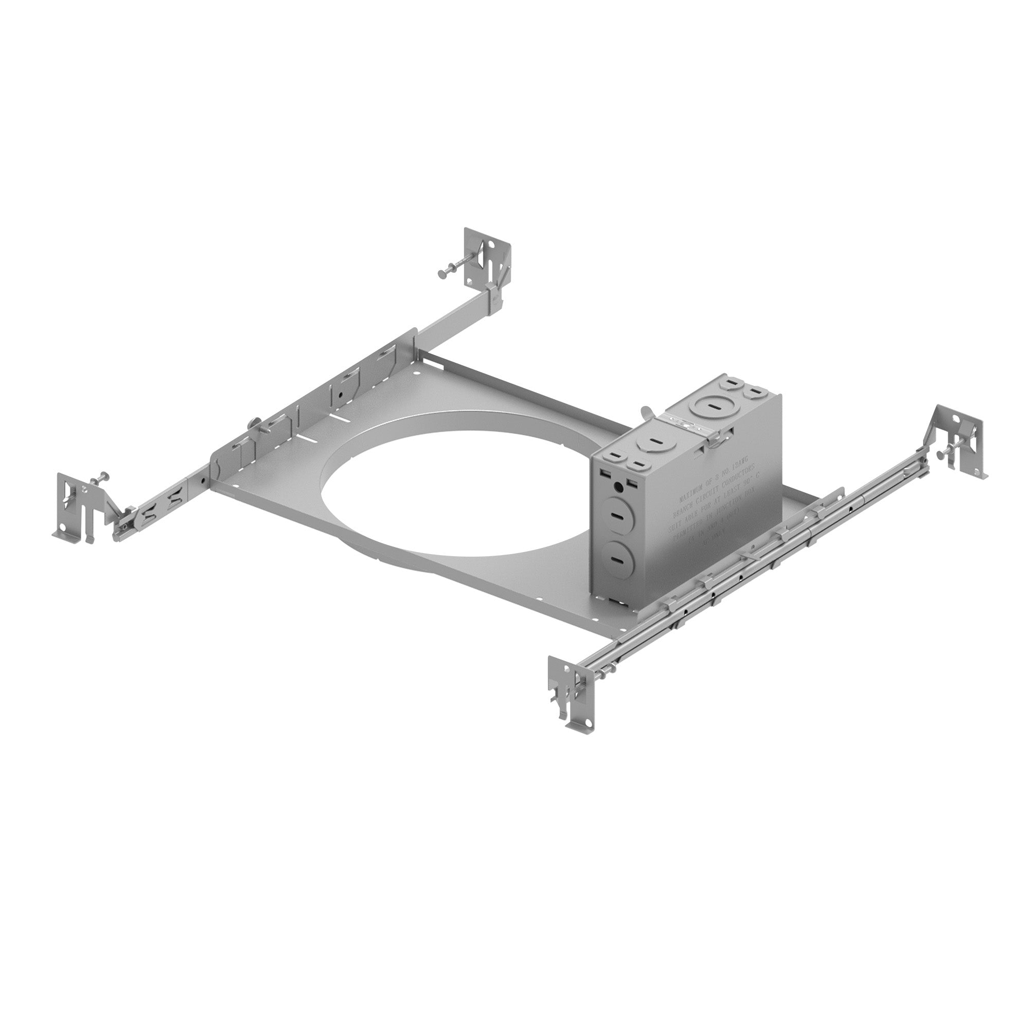 Nora Lighting NQZ2-6S-F New Construction Frame-in with Junction Box and Collar for NQZ2-66TWTW
