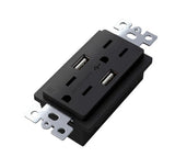 Buster + Punch NSC-02386 Combination Duplex Outlet and USB Charger Module